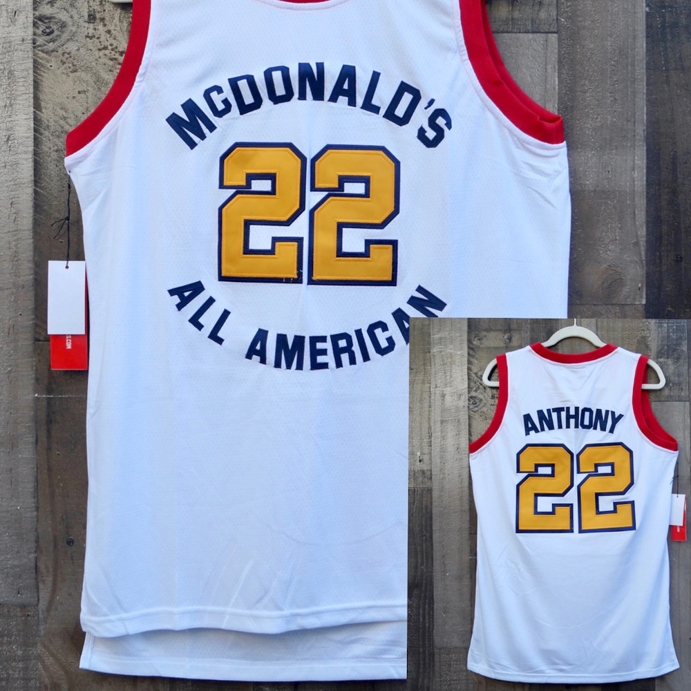 Carmelo Anthony McDonald's All American Mens Headgear Classics Jersey
